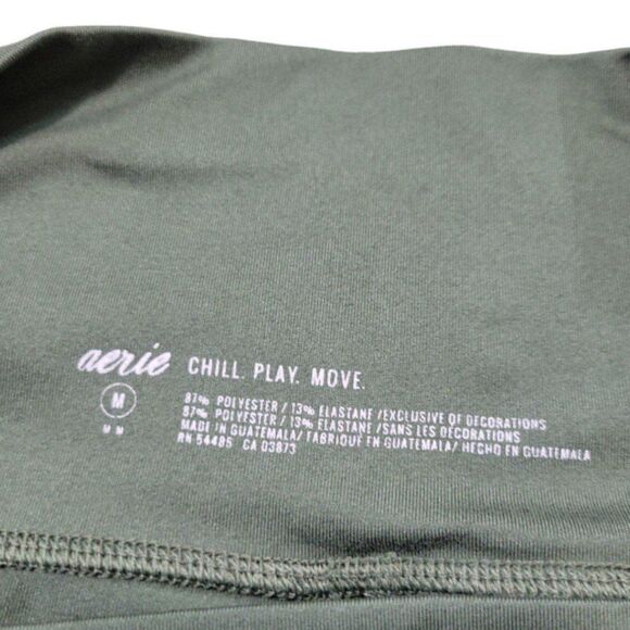 Aerie Pants Size Medium W26L23.5 Aerie Chill Play Move Leggings Ankle Crop Pants - Picture 6 of 6